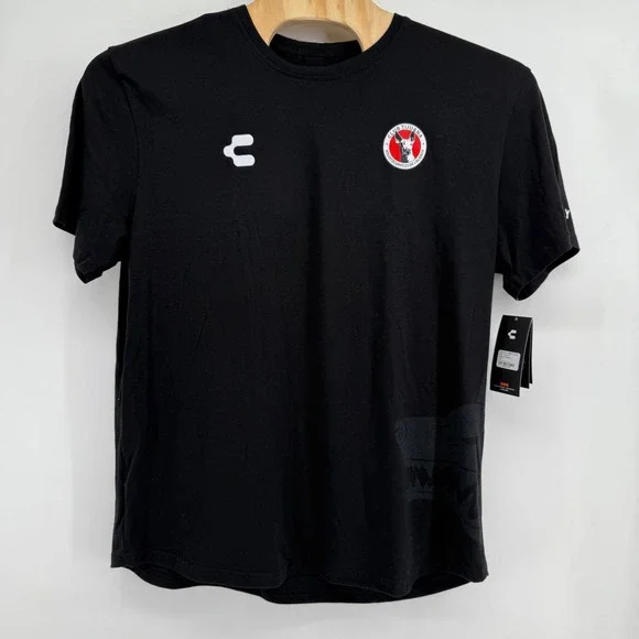 Charly Club Tijuana Xoloitzcuintles Black T Shirt EG XL Soccer Jersey - Picture 1 of 8
